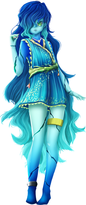 Water Girl Concept Render