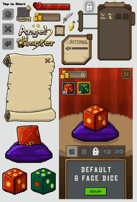 Game Jam 2023: Angel Hunter (UI)